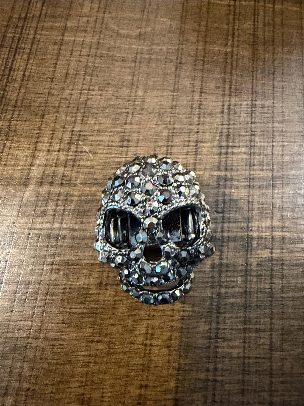 Women’s Skull and Metal Statement Rings — Silver, Black, Antique Gold